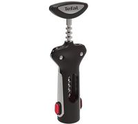 Tefal Tire-bouchon Ingenio K20734 | 23 cm | 2 en 1 grâce au coupe-film intégré | Plastique | Noir 23,3 x 12,2 x 4,5 cm