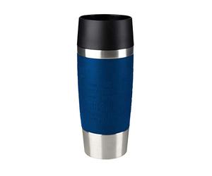 Tefal Travel Mug isotherme 0,36 L, 100% hermétique, Conservation et maintien de la température optimales, Ouverture par pression, Accès boisson à 360°, Sans BPA, Base antidérapante K3082114