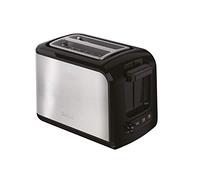Tefal TT410D10 Grille-pain Toaster Express 2 Fentes 850W Décongélation Réchauffage 7 Niveaux De Dorage Inox Et Noir