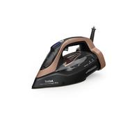 Tefal Ultimate Power Pro Fer à repasser à vapeur, 3200 W, Débit de vapeur continu 85 g/min, Système de pompe, 2 niveaux de vapeur, Protection anti-taches, Noir/Bronze, FV9E50E0