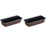 Tefal Un moule à cake, Chocolat, Ø28 cm (Lot de 2)