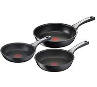 Tefal Unlimited On Lot de 3 poêles 20/24.28 cm, Induction, Revêtement antiadhésif résistant, Fonction Thermo-Signal, Fabriqué en France G2599102