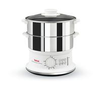 Tefal VC1451, Cuiseur vapeur Acier inoxydable/Blanc
