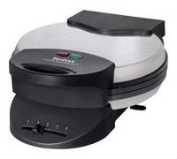 Tefal WM 310D Gaufrier 1000 W en inox brossé diamètre 20 cm Inox G