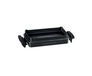 Tefal XA7278 Plaque Grill Rectangulaire 520x225x100mm Revêtement Anti-adhésif Compatible OPTIGRILL XL XA727810, Lavable Lave-vaisselle, 1.6kg