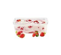 Tefal xf1010 pot en plastique d'1 litre pour yaourtière multi-délices + 1 passoire à fromage + livre de recettes (en espagnol)