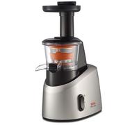 TEFAL ZC255B38 presse-agrumes à vitesse lente, 200 W, Argent/Noir, Grande ouverture pour l'alimentation des fruits, 2 vitesses, 82 rpm. Garantie 24 mois.