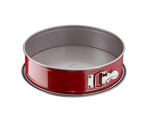 TefalJ 1641314 Delibake Moule A Charnière 25 cm Acier Rouge Carbone