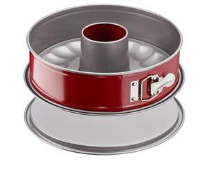 TefalJ 1642814 Delibake Moule A Savarin A Charnière 27 cm Acier Rouge Carbone