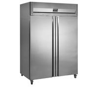 Armoire Réfrigérée Négative 2 Portes en Acier Inoxydable 954 L Tefcold 1 G