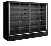 Tefcold Vitrine réfrigérée pour supermarché Galaxy+ GP FGD Maxi Noir