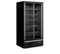 Tefcold Vitrine réfrigérée pour supermarché Galaxy+ GP FGD Maxi Noir