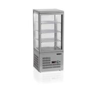 Tefcold Vitrine réfrigérée UPD80-GREY présentation et stockage sur comptoir