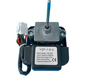 TEFEVIHNG Universel AC220-240V Motor de ventilateur de réfrigérateur YZF-1-6.5 for le congélateur de réfrigérateur, armoire de remplacement du moteur à poteaux ombrés