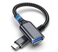TEFLOTY USB C vers USB Adaptateur 3.0, Câble OTG USB Type C Mâle vers USB A Femelle 5Gbps, Compatible avec iPhone 15 Pro Max, MacBook Pro/Air, iPad Pro 2022, Samsung Galaxy S23/S22/S21, Huawei