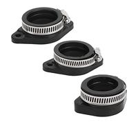 Tefola Adaptateur De Carburateur De Moto, Botte De Carburateur D'interface D'admission en Caoutchouc Noir, pour KEIHin pour KOSO pour Carburateurs OKO 21/24/26/28/30/32/34mm PE28/30/32/34(60-33MM)