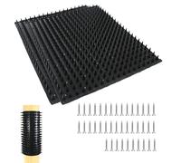 Tefola Brosse de Massage pour Cheval, 2 Pcs Panneaux à gratter équin, chatouillement en Plastique Souple, Coussin à gratter pour chèvre de chèvre de la Ferme