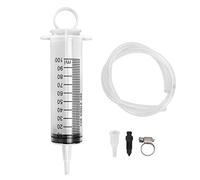 Tefola Kit de purge de frein, kit de changement de liquide de frein, dispositif de purge hydraulique, seringue de 100 ml avec tuyau de 50 cm, universel pour moto/scooter/quad
