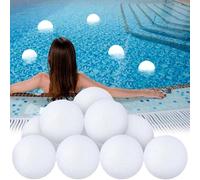 Tefola Lot de 12 éponges absorbantes pour jacuzzi, piscine, balles filtrantes réutilisables, absorbeur d'huile pour piscine, jacuzzi, spa