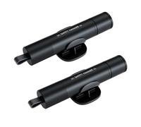 Tefola Lot de 2 Marteau de Sécurité pour Voiture, 2 en 1 Marteau Brise Vitre, Coupe-Ceinture de sécurité Multifonction, Marteaux Brise Vitre d'urgence, Accessoires pour la Voiture (Noir)