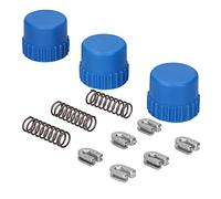 Tefola Lot de 3 têtes de débroussailleuse T35 de 2 1/2" + Manchon d'œillet + Ressort