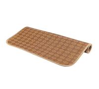 Tefola Tapis de couchage d'été pliable doux en rotin, tapis isolant, lit d'été, respirant, pour le dortoir, l'école à la maison (80 x 195 cm)