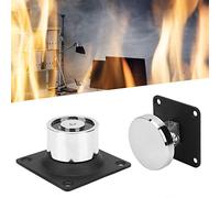 Tefola Ventouse de Porte, 12V-24V Support de Porte électromagnétique 132,3 LB Butée d'aspiration puissante pour Portes en Bois et Fer