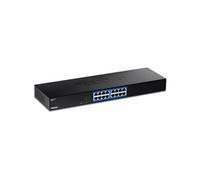 TRENDnet TEG S17 - Commutateur - 16 x 10/100/1000 - Montable sur rack - Conformité TAA G