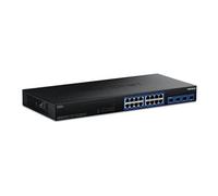 TEG-S50204 - Version V1.xR - commutateur - non géré - 16 x 10/100/1000/2.5G + 4 x 1 Gigabit / 10 Gigabit SFP+ - Montable sur rack, fixation murale,