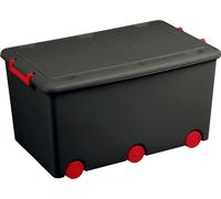 TEGA BABY boîte à jouets graphite/rouge