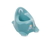 TEGA BABY Meteo Pot de toilette avec fond antidérapant pour entraînement de sécurité - En plastique durable - Forme ergonomique - Certifié TÜV - 28 x 38 x 23 cm - Turquoise