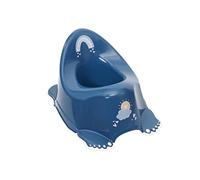 TEGA BABY Meteo Pot pour enfant avec fond antidérapant pour entraînement de sécurité Siège de toilette en plastique durable Forme ergonomique Certifié TÜV 28 x 38 x 23 cm Bleu marine