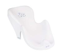 Tega Baby ® Siège de bain anatomique pour bébé avec fonction antidérapante pour baignoire | Chaise de bain ergonomique en plastique de haute qualité | 0-12 mois, Motif:Lapins - blanc