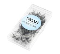 Tegan Promade Fans Lot de 500 extensions de cils volumineuses faites à la main 3D à 16D Épaisseur 0,03/0,05/0,07 courbure C/CC/D Longueur 9-15 m Noir 10 mm