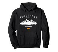 Tegernsee Bavière Allemagne Mountain Resort Drapeau allemand Sweat à Capuche