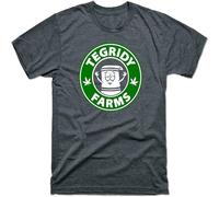 Tegridy Farms Tee Men's Short Sleeve T Shirt Cotton Tee Top T-Shirt Black M