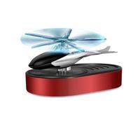 Teguangmei Diffuseur Parfum Rotatif Solaire pour Voiture avec 2 PCS Anneau D'aromathérapie, Accessoires (Gardenia)