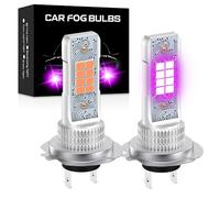 Teguangmei H7 Ampoules LED Antibrouillard 10000LM 6500K Rose 600% Lumière, CSP Chips H7 Antibrouillard LED, Taille D'origine, Prêt à L'emploi, 2 Pièces