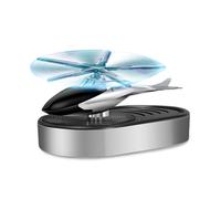 Teguangmei Solaire Rotatif Désodorisant Voiture, Diffuseur Parfum Voiture avec 2 PCS Anneau D'aromathérapie, Sent bon Voiture, Accessoires de Voiture (Bluebells)