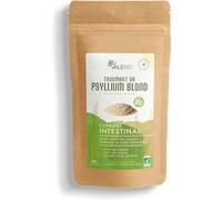 Tegument De Psyllium Blond Bio Poudre | Régulateur naturel du transit intestinal, riche en fibre & coupe-faim | 120g | Valebio