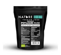 Téguments de Psyllium Blond BIO 900 g | 95% Pureté | Riche en Fibres | Vegan & Sans Gluten | Certifié Bio UE | par Nature Diet