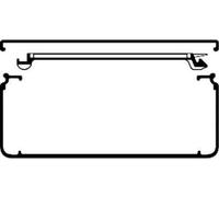 Tehalit Hager B4006007030B Canal de câblage (L x l x H) 2000 x 67 x 45 mm 2m Gris