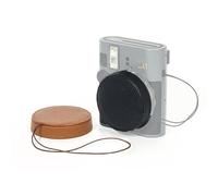 TEHAOUU Bouchon d'objectif compatible avec Instax Mini41, avec une ficelle, anti-friction, stable et ne tombe pas, cordon de protection (noir)