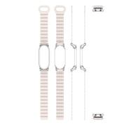 TEHAOUU Bracelet magnétique en silicone compatible avec enregistreur vocal PLAUD NotePin, bande de protection avec coque en PC (Starlight)