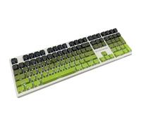 TEHAOUU Cherry Profile B041804-PKM-Matcha Lot de 134 touches imprimées latéralement pour claviers mécaniques PBT Doubleshot, compatible avec MX Stem