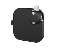TEHAOUU Coque de protection en silicone compatible avec Soundcore Work, protection complète pour enregistreur vocal (noir)