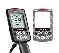 TEHAOUU Coque de protection + film pour Minelab Equinox 600/800, boîtier de contrôle, pare-chocs et film anti-collision, résistant aux chocs, à la poussière et détecteur de métaux (noir)