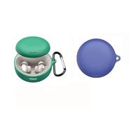 TEHAOUU Coque en silicone compatible avec Soundcore Sleep A30 - Housse de protection antichoc et anti-poussière pour écouteurs (bleu)