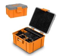 TEHAOUU Étui de protection rigide étanche pour DJI Osmo Action 5 Pro/4, boîte de rangement portable pour DJI Action 3 (orange)