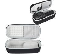 TEHAOUU Étui de rangement compatible avec JBL KMC600, sac de transport anti-poussière pour micro, étui de protection rigide en EVA pour karaoké en plein air et rangement de voyage (gris)